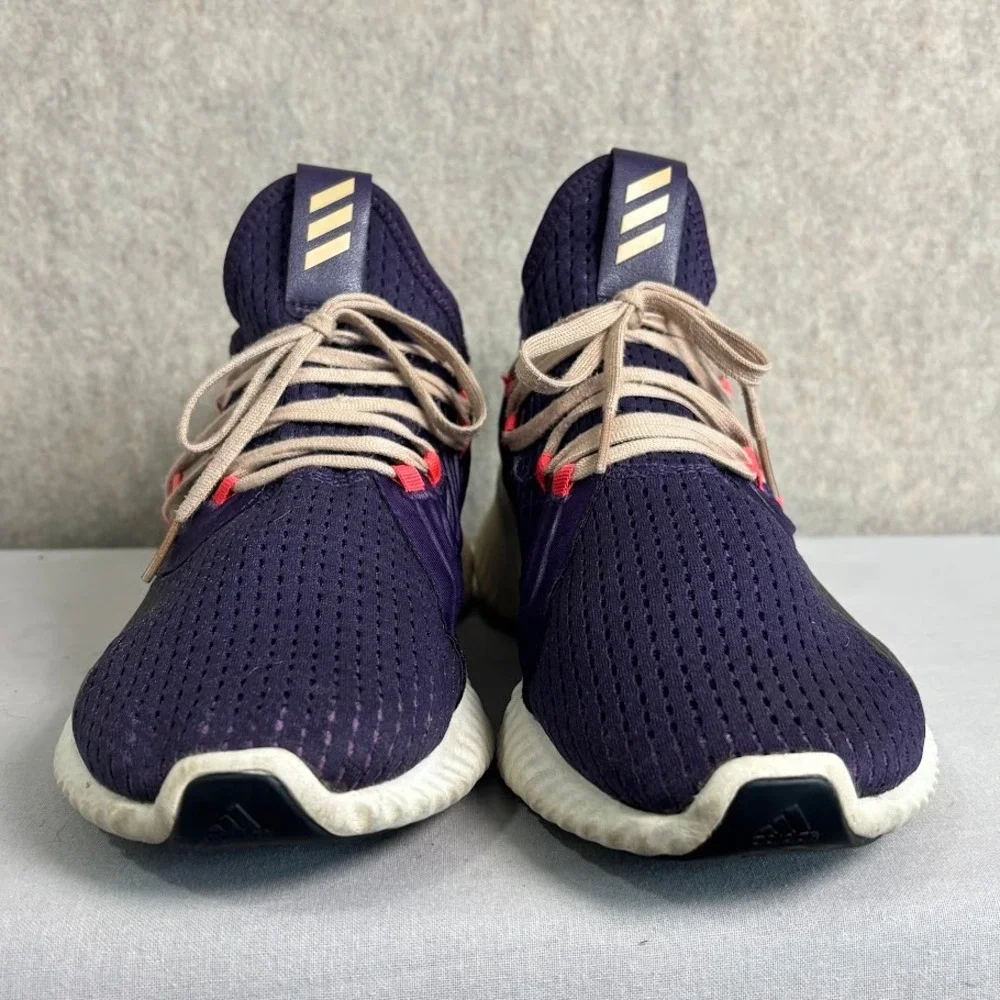 Adidas Alphabounce Beyond Mens 10.5 Purple Mesh Athletic Running Shoes‎ F35396